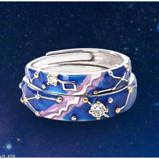 Constellations Couple's Rings