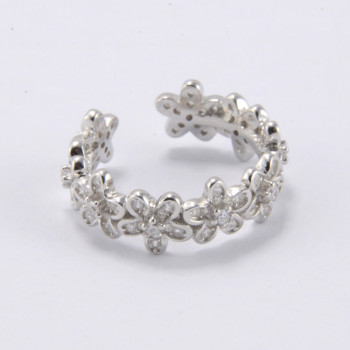 Flower band silver