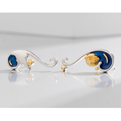 Van Gogh Starry Night earrings