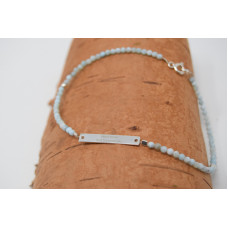 Start now aquamarine bracelet
