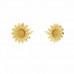 Sun flower earrings and pendant